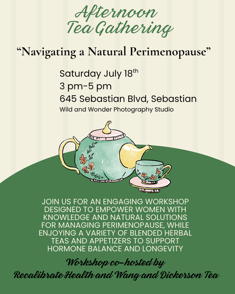 Afternoon Tea Gathering - Navigating a Natural Perimenopause